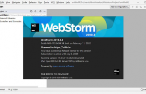 WebStorm2019安装教程 附安装破解教程