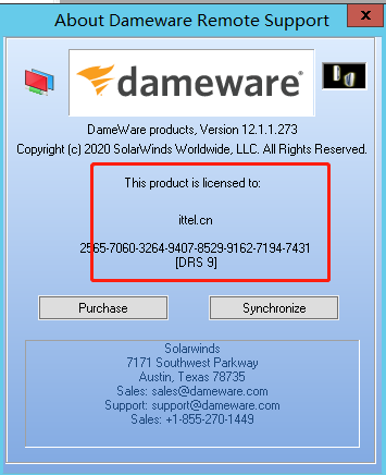 dameware remote support v12