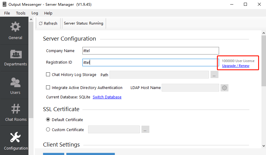 团队聊天软件-Output Messenger 1.9.45 x64 破解版