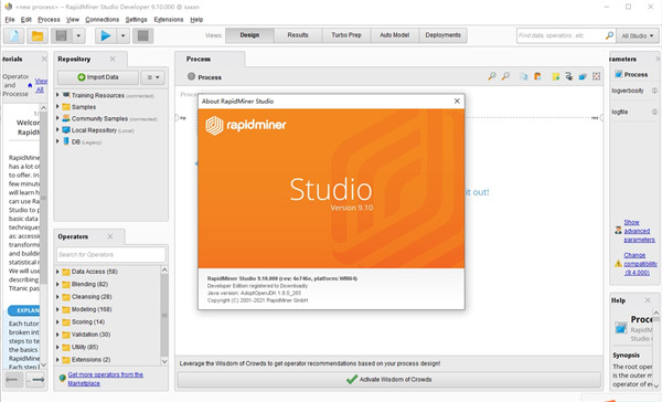 RapidMiner Studio 9.10