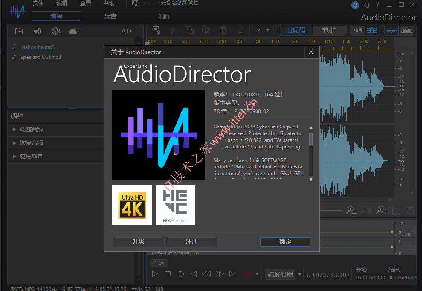 CyberLink AudioDirector Ultra 13.0.2108 中文破解版