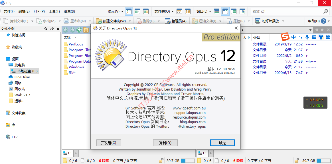 Directory Opus Pro v12.30中文版 | 资源管理器工具