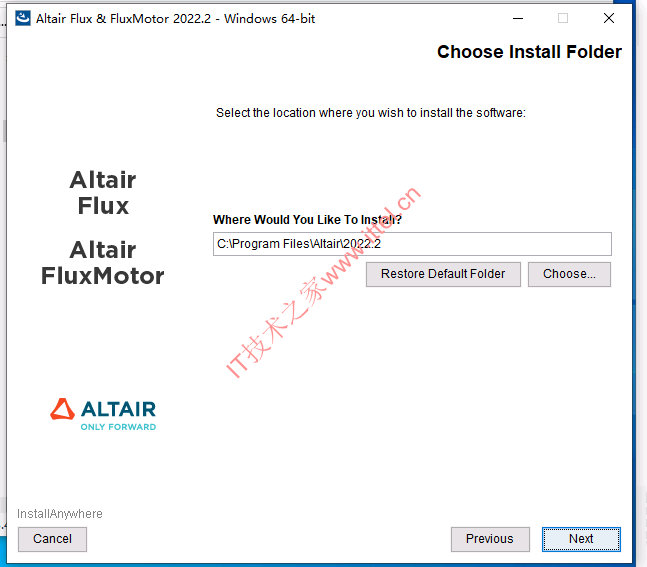Altair Flux&FluxMotor 2022.2.0安装教程（附带破解补丁）