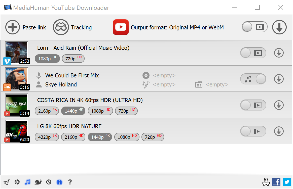 油管下载工具 MediaHuman YouTube Downloader 3.9.9.80 绿色便携版