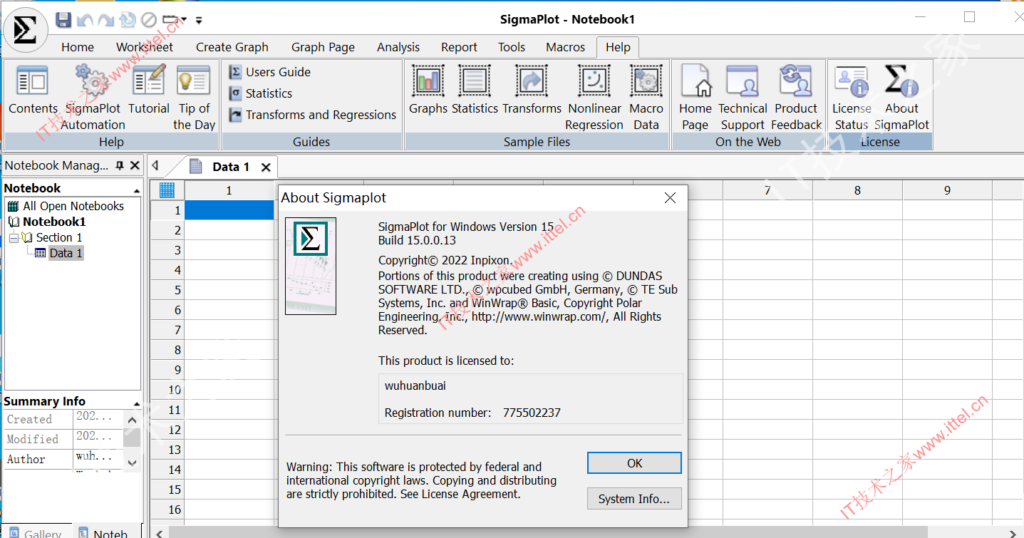 科学绘图软件SigmaPlot 15.0.0.13 破解版+注册码